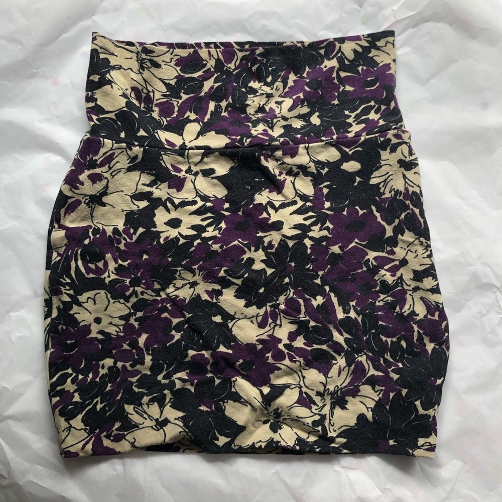 Floral Bodycon Skirt